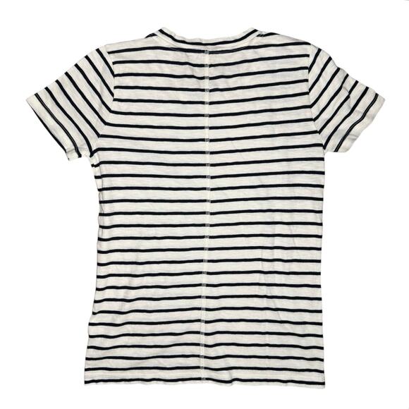 NWT J.Crew Striped Girlfriend Crewneck Tee Size XS - Picture 3 of 5